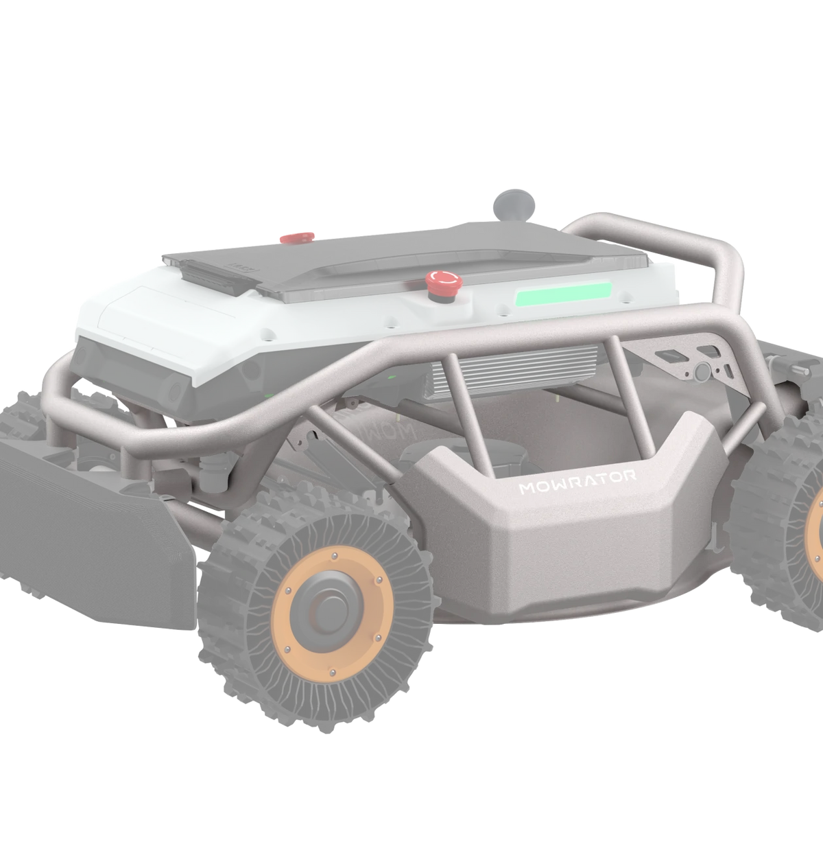S1 4WD 50° Remote Control Lawn Mower — 119% Slope (Grip Tread)